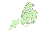 NYC Public Use Microdata Areas PUMAs 2010 Hub