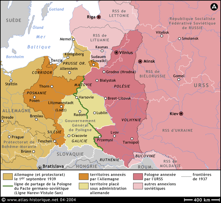 La Frontière Germano Polonaise Entre 1939 Et 1990 Arcgis