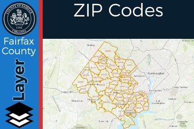 Zip Codes Fairfax County Gis Mapping Services Open Data Site