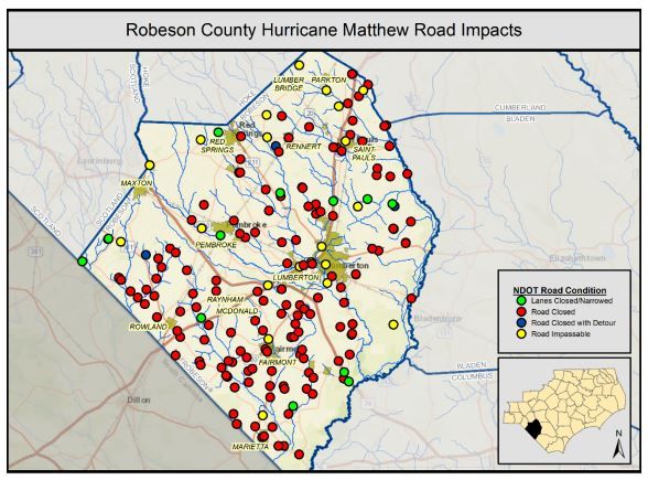 Mapping Environmental Conditions Vulnerability In The Robeson