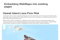 View Embedding web maps into existing pages sample in sandbox