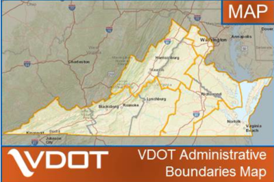 VDOT Administrative Boundaries Map