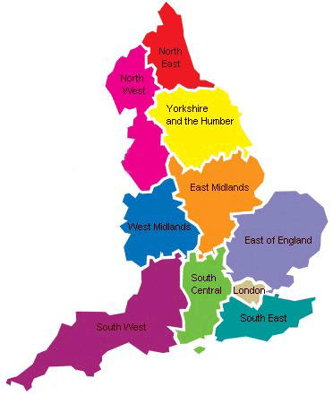 Inglaterra Mapa / Mapa Interactivo De Inglaterra Y Gales En Furgoneta