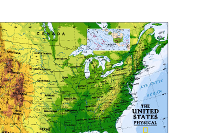 physical map of usa for kids Kids Physical Usa Education Map By National Geographic physical map of usa for kids