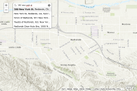 View Geocoder - append default suffix sample in sandbox