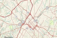 Charlotte Topographic Map