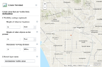 View Analysis - Create viewshed sample in sandbox