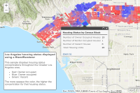 View BlendRenderer - Los Angeles housing status sample in sandbox