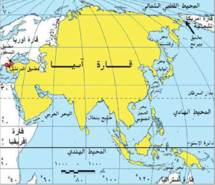 مضيق جبل طارق على خريطة العالم