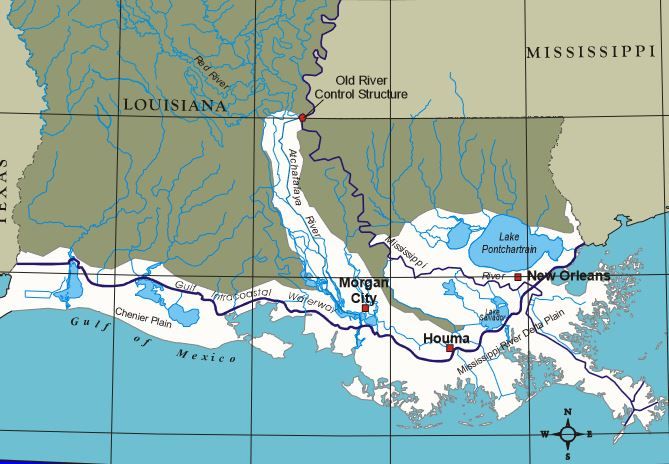 Gulf Intracoastal Waterway Chart