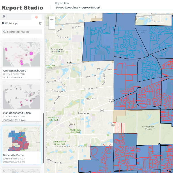 GIS Report Studio - Build highly customized reports for your GIS data