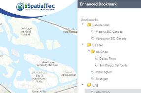 iSpatialTec - MapViews - Advanced Bookmarks Widget